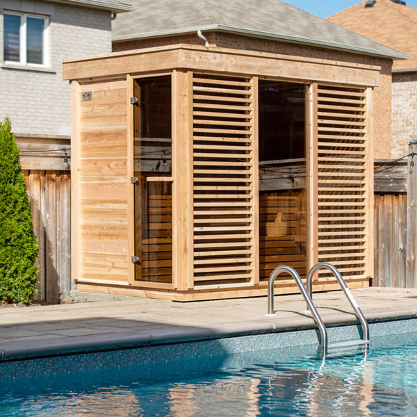 CU582 Outdoor Pure Cube Sauna
