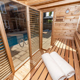 CU582 Outdoor Pure Cube Sauna
