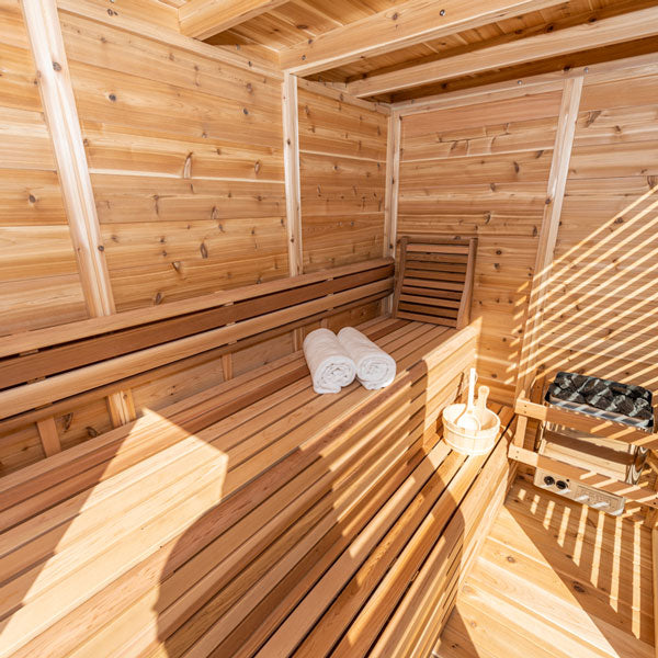 CU582 Outdoor Pure Cube Sauna
