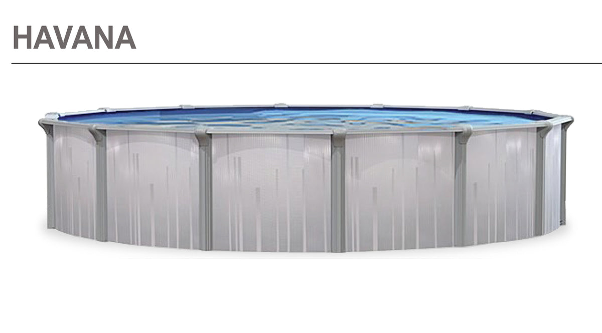 18' Asahi Havana Steel Above-Ground Pool Kit – Hot Tub Outlet