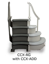 Confer Plastics CCX-AG Confer Curve Add-On Piece (for use with both CCX-AG & CCX-IG Drop-In Steps)
