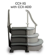 Confer Plastics CCX-AG Confer Curve Add-On Piece (for use with both CCX-AG & CCX-IG Drop-In Steps)

