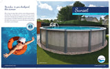 10' x 21' Oval Sunset Above-Ground Pool Kit (A-Frame Design)
