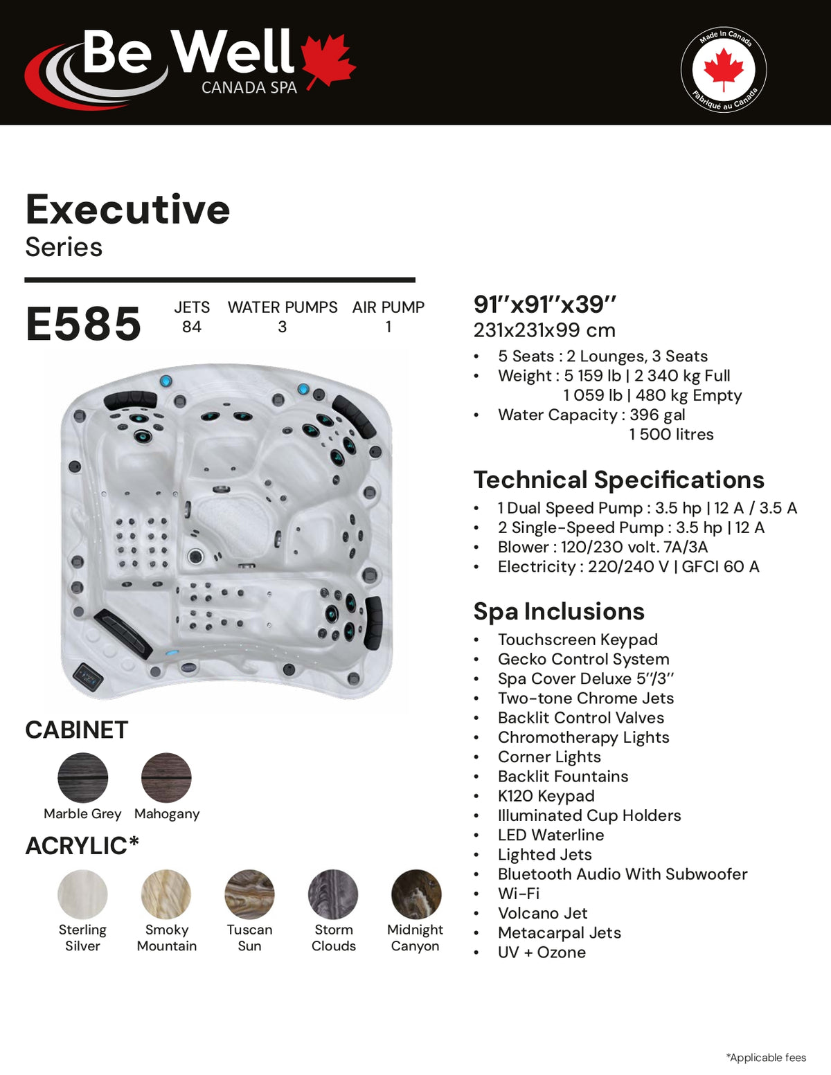 Executive Series E585
