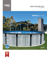 18' x 33' Mirage II Resin Above-Ground Pool Kit
