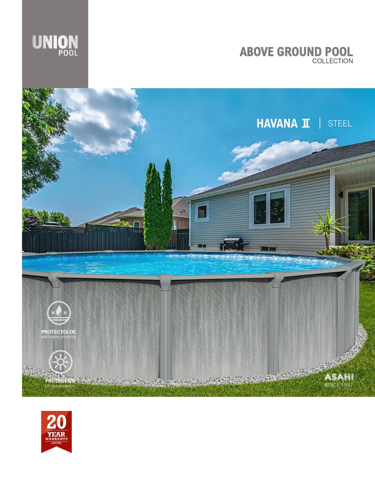 27' Havana Steel Above-Ground Pool Kit

