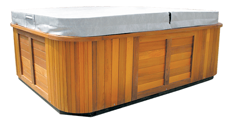 4/3 Taper Hot Tub Cover (Chestnut Brown)
