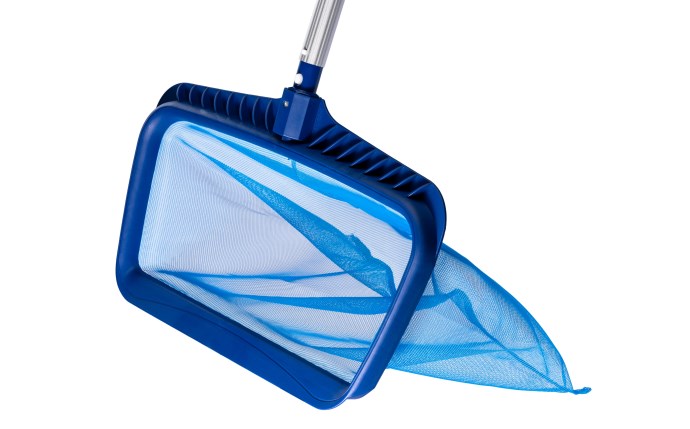 Heavy Duty Leaf Rake with ABS Frame and Nylon Mesh Net