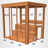 PU572 Indoor Pure Cube Sauna
