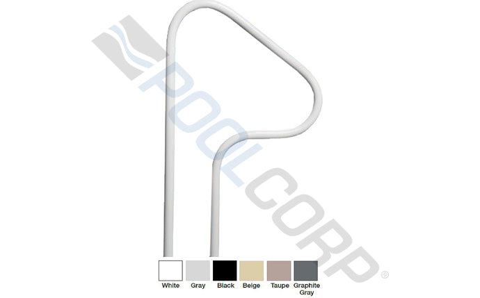 26" Gray 2-Post Return-To-Deck Figure-4 Handrail