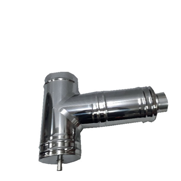Extended Stainless "T" for Insulated Chimney