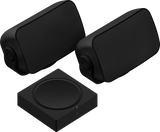 Sonos Outdoor Set with AMP 2-Channel Bundle With Sonance Outdoor Speakers (Black)

