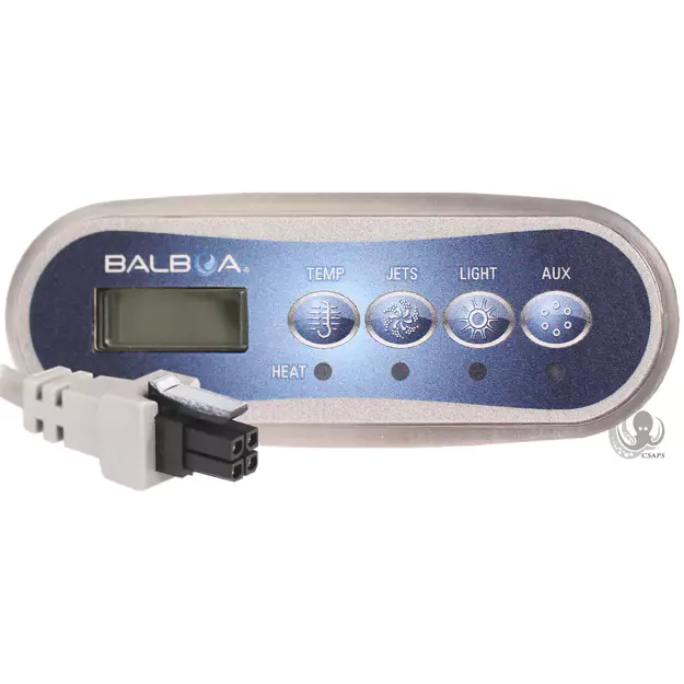 Control Panel, TP200W, 1 Pump w/Overlay
