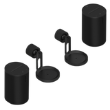 Sonos Era 100 Pair - Black - with Surface Mounts
