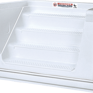 Performance Cantilever 4 Tread 6' Straight White Step