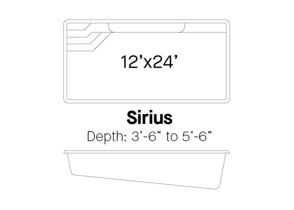 SIRIUS 12' x 24' Rectangle (G3 Colors)