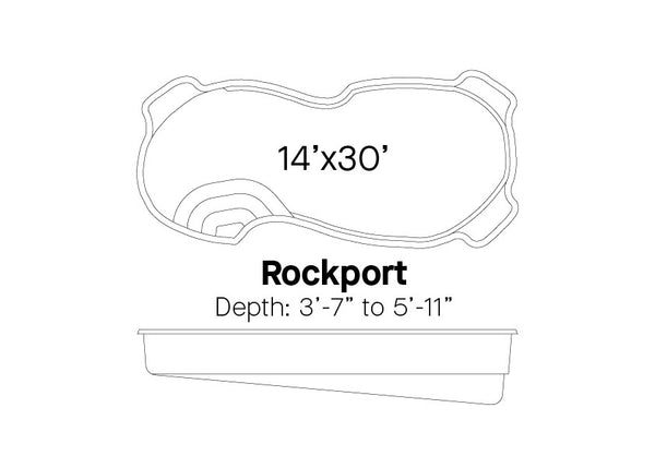 ROCKPORT 14' x 30'  Free Form (G3 Colors)