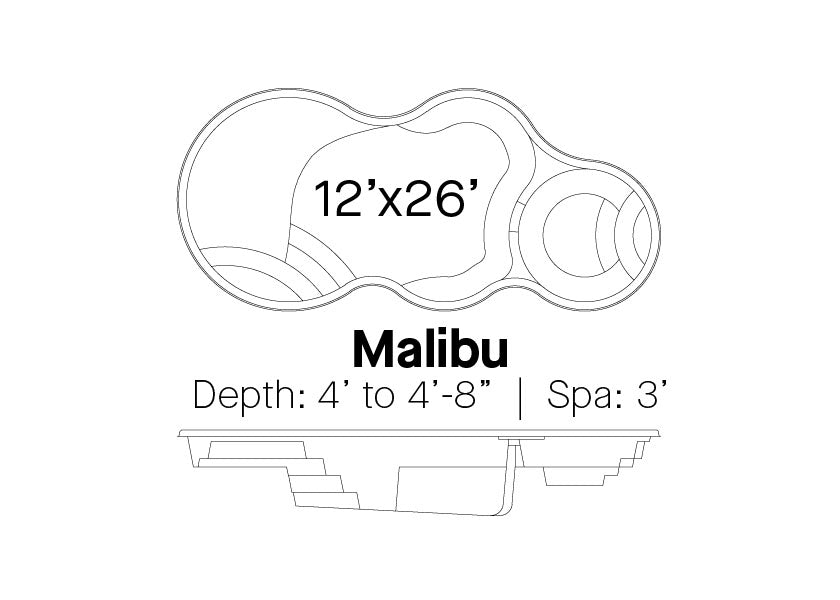 MALIBU 12' x 26'  Free Form (G2 Colors)
