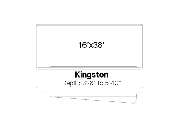 KINGSTON 16' x 38' Rectangle (G3 Colors)