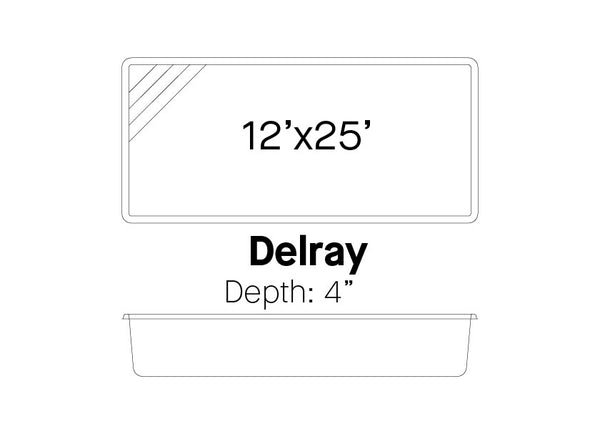 DELRAY 12' x 25' Rectangle (G3 Colors)