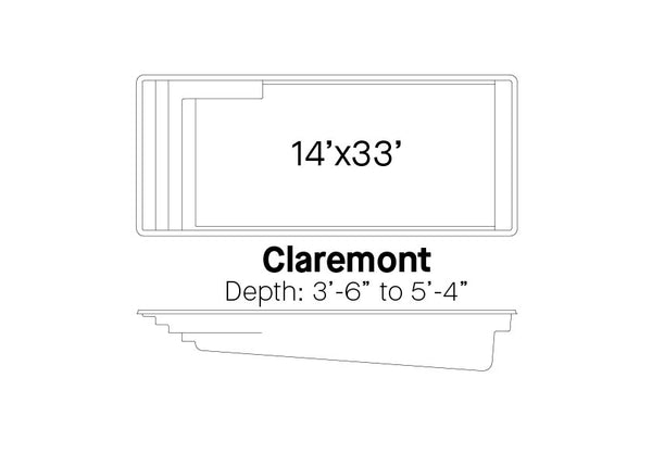 CLAREMONT 14' x 33' Rectangle (G3 Colors)