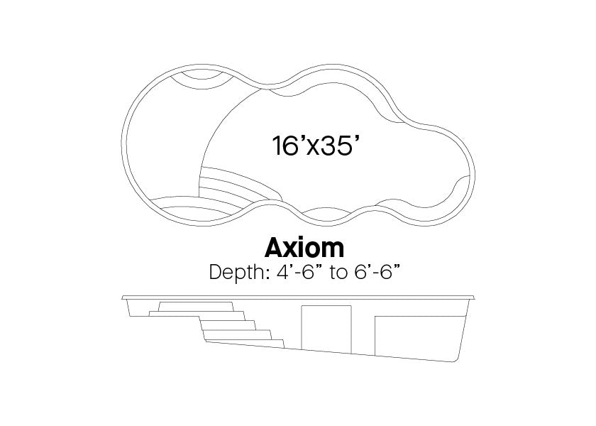 AXIOM 16' x 35' Free Form (G2 Colors)