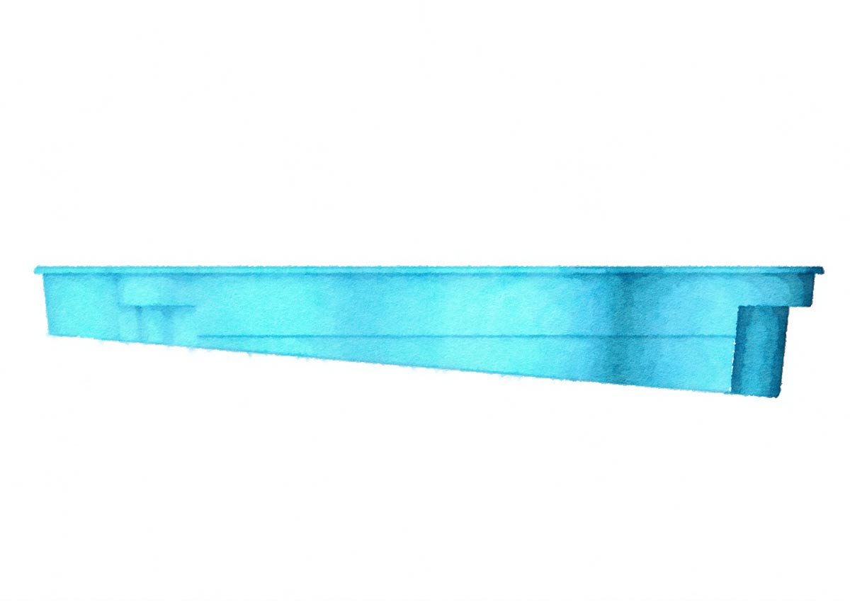 CARIBBEAN Deluxe 16' x 40' Free Form (G2 Colors)