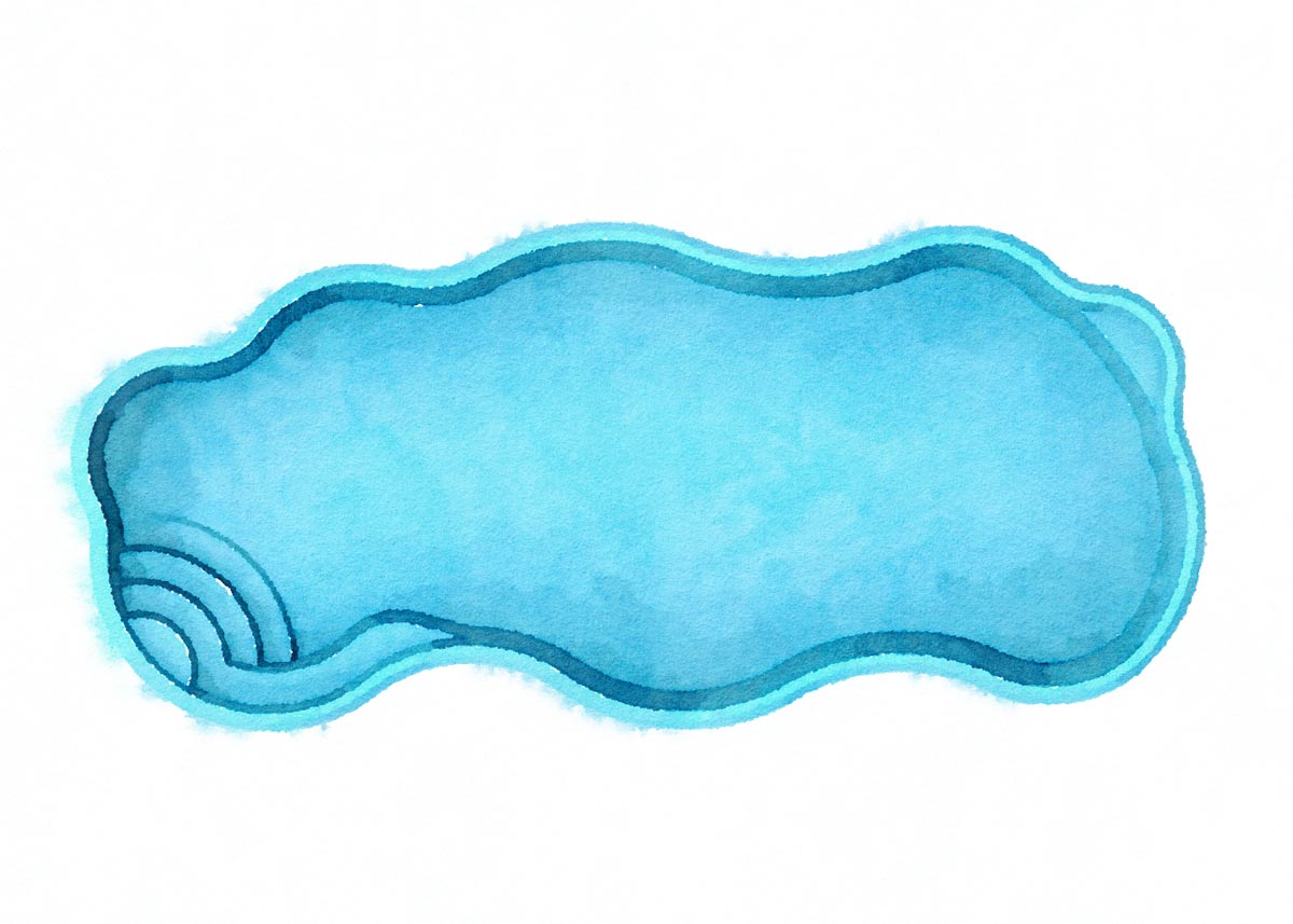 CORONADO Deluxe 15' x 34' Free Form (G2 Colors)