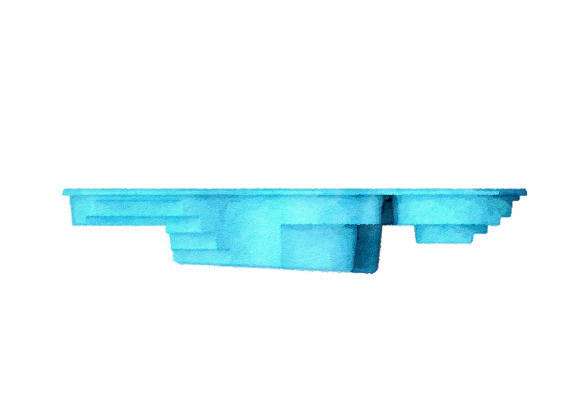 MALIBU 12' x 26'  Free Form (G3 Colors)