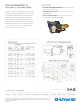 Super Pump High Efficiency 3/4HP

